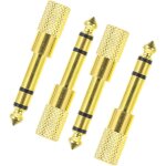 Subzonal - 4pi�ces adaptateur jack pour casque et microphone c�ble audio st�r�o pour ampli et instrument ...