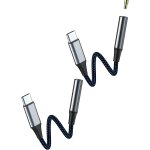 Subzonal - adaptateur audio usb - c vers prise jack 3, 5 mm (lot de 2) c�ble dac aux pour apple pour ...