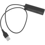 Subzonal - adaptateur de c�ble t�l�phonique usb vers rj9 pour casque audio l�ger compatible ordinateur ...
