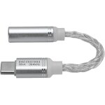 Subzonal - adaptateur de casque usb c jusqu'� 3, 5 mm spport 384 khz 32 bits, cuivre plaqu� argent type ...