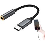 Subzonal - adaptateur usb c 3, 5 mm ¿ adaptateur audio portable de 3, 5 mm c�ble adaptateur jack flexible, ...
