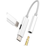 Subzonal - adaptateur usb c pour casque iphone 16 15 pro max aux (2 en 1) dac 3, 5 mm c�ble audio chargeur ...