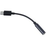 Subzonal - adaptateur usb - c m�le vers jack femelle c�ble audio auxiliaire noir adapt� pour casques ...
