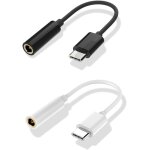 Subzonal - adaptateur usb - c m�le vers prise audio femelle 3, 5 mm en plastique noir, design r�versible, ...
