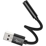Subzonal - adaptateur usb vers jack audio 3. 5mm c�ble convertisseur pour casque pc voiture microphone ...