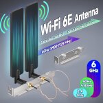 Subzonal - antenne wifi tri - bande 2, 4 ghz 5, 8 ghz 6e 8dbi rp - sma mâle + câble 20cm de prise micro ... Subzonal - antenne wifi tri - bande 2, 4 ghz 5, 8 ghz 6e 8dbi rp - sma mâle + câble 20cm de prise micro ...