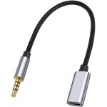 Subzonal - c�ble adaptateur usb - c vers audio auxiliaire 3, 5 mm avec coque en alliage d'aluminium pour ...