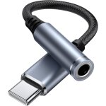 Subzonal - cble adaptateur usb c vers prise jack 3, 5 mm pour iphone 16 / 15 pro / max / plus, samsung ...