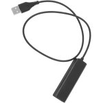Subzonal - c�ble adaptateur usb vers prise rj9 en plastique l�ger pour casque, connexion fiable ordinateurs ...