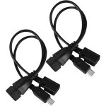 Subzonal - c�ble otg micro usb vers usb - a 2 pi�ces pour smartphones et tablettes, adaptateur convertisseur ...