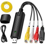 Subzonal - convertisseur vhs vers numérique, carte de capture vidéo usb 2. 0, compatible windows xp / ... Subzonal - convertisseur vhs vers numérique, carte de capture vidéo usb 2. 0, compatible windows xp / ...