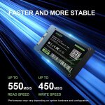 Subzonal - fs810 disque ssd interne 2to 2, 5 pouces - sata iii 6 gb / s, ssd interne 3d nand tlc, jusqu' ...