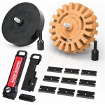 Subzonal - gomme carrosserie kit - 2 gommes  film 88mm&250mm avec adaptateur, et grattoir avec 10 lames, ...