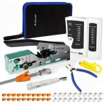 Subzonal - professionnel network d�installation kits sertissage, pince � sertir rj45 avec 20 connecteurs ...