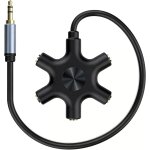 Subzonal - r�partiteur audio 5 casques 3, 5mm en alliage d'aluminium, adaptateur prise jack, distributeur ...