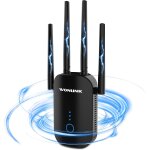 Subzonal - rpteur wifi ne3501b, amplificateur wifi puissant ac1200 mbps, double bande repeteur puissant ...