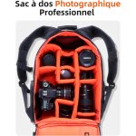 Subzonal - sac  dos pour appareil photo, fotoliner sac a dos pour photographes avec compartiment pour ...