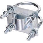 Subzonal - support de serrage de mât d'antenne avec boulons en u antirouille matériel montage de tuyau ... Subzonal - support de serrage de mât d'antenne avec boulons en u antirouille matériel montage de tuyau ...