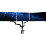 Subzonal - vivo support ecran pc triple articul� � gaz pour 3 ecrans jusqu'� 32 pouces, support de bureau ...