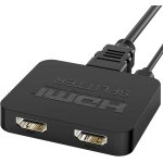 Suny - 4k hdmi rpartiteur 1 entre 2 sortie, avec cble hdmi et cble usb - micro pour tv ps4 xbox sparateur ...