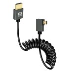 Suny - cble enroul micro hdmi 8k, cordon mince flexible court micro hdmi vers hdmi mle vers mle a ...