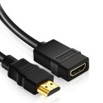 Suny - cble d'extension hdmi mle vers femelle rallonge hdmi flexible 5 mtres 4k et 3d 1080p compatible ...