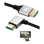 Suny - cable hdmi 2. 1 8k 48gbps rotation de 90 degrs connexion stable et durable rsistant aux interfrences ...