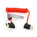 Suny - cble hdmi 8k 2. 1 hdmi angle gauche vers angle droit enroul tress cble pour z cam e2 portkeys ...