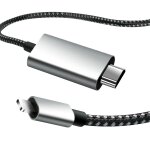 Suny - cble lightning vers hdmi, adaptateur hdtv 1080p, adaptateur lightning vers av numrique, connecteur ...