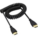 Suny - cble mle hdmi ultra hd 1080p 4k 2m, cble a ressort hdmi mle hdtv, compatible avec les tlviseurs ...