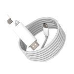 Suny - cble usb c hdmi (2 en 1) type c - cble de charge rapide pour iphone 15 pro max 4k - ecran hd ...