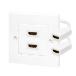 Suny - prise murale hdmi - 2 prises - prise murale - prise encastrable - 2 prises a - 2 prises femelle ...