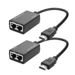 Suny - rallonge hdmi vers cble balun rseau cat5e / 6 100ft / 30 m - emetteur de signal - amplificateur ...