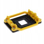 Support de base de refroidisseur de ventilateur de processeur pour socket + + jaune
