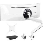 Support de bureau pour cran plat et incurv de 17   57 , pour tlviseur et moniteur jusqu' 27 kg, ...