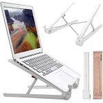 Support de bureau pliable pour ordinateur portable, ergonomique et ventil�, compatible avec les supports ...