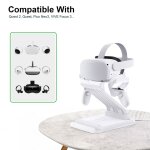 Support de chargeur de casque vr, base de chargement de lunettes vr multifonctionnel, station d'accueil ...