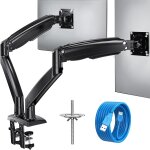 Support double ecran pc pour moniteurs 22 - 40 pouces, long et réglable en hauteur, bras vesa ergonomique ... Support double ecran pc pour moniteurs 22 - 40 pouces, long et réglable en hauteur, bras vesa ergonomique ...
