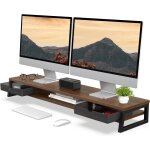 Support de dual moniteurs , réhausseur d'ecran d'ordinateur avec 2 tiers en acrylique, pour pc / ordinateur ... Support de dual moniteurs , réhausseur d'ecran d'ordinateur avec 2 tiers en acrylique, pour pc / ordinateur ...
