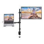 Support ecran articulé avec support pc portable Support ecran articulé avec support pc portable