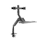 Support d'�cran napofix sw6200 avec poste de travail pour double �cran