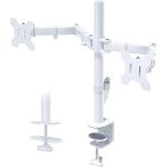 Support ecran pc 2 ecran pour moniteurs de 13 - 27 pouces, bras ecran pc rglable en hauteur, inclinable, ...