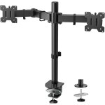 Support ecran pc 2 ecran pour moniteurs de 13 - 32 pouces, bras ecran pc rglable en hauteur ergonomique, ...