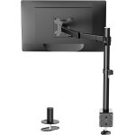 Support ecran pc bras simple pour moniteurs jusqu' 32 pouces, bras ecran pc rotatif et pivotant, capacit ...