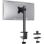 Support ecran pc pour moniteurs de 13  32 pouces, bras ecran pc rglable en hauteur de 42 cm, pied ecran ...