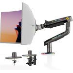 Support ecran pc rgb pour ecrans plats ultrawide incurvs de 32 a 60 pouces, lourd bras pour moniteur ...