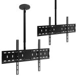 Support d'cran de plafond approx de 32 - 70 fixe inclinable vesa max. 600x400 jusqu' 45kg