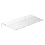 Support inclinable pour clavier d'ordinateur, en acrylique transparent, design ergonomique, pour le bureau ...
