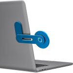 Support magntique pour ordinateur portable, support latral rglable pour cran de tlphone pour iphone ...