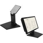 Support de moniteur lcd r�glable unique support de bureau pliable pour moniteur vesa avec trou vesa 75 ...